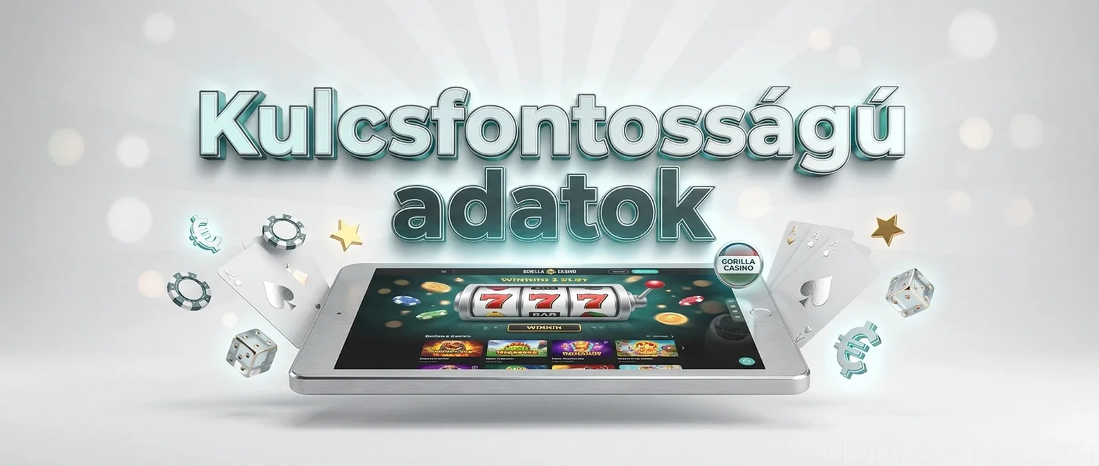 Kulcsfontosságú adatok